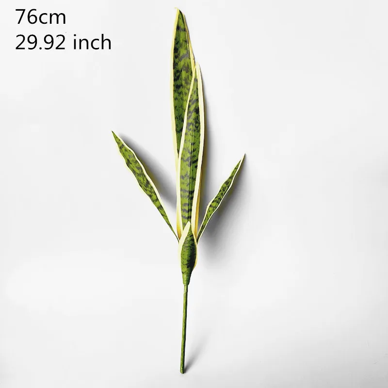 Sztuczne sukulenty tropikalne długie liście 50-76 cm Głęboki szafir