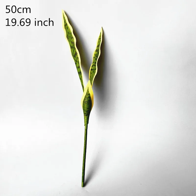 Sztuczne sukulenty tropikalne długie liście 50-76 cm Młynowa biała