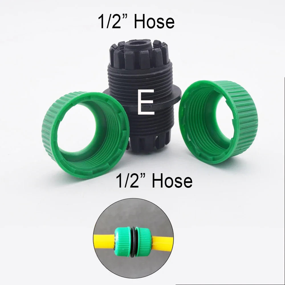 Szybkozłącze do węża ogrodowego z adapterem PVC 3/4'' Biały
