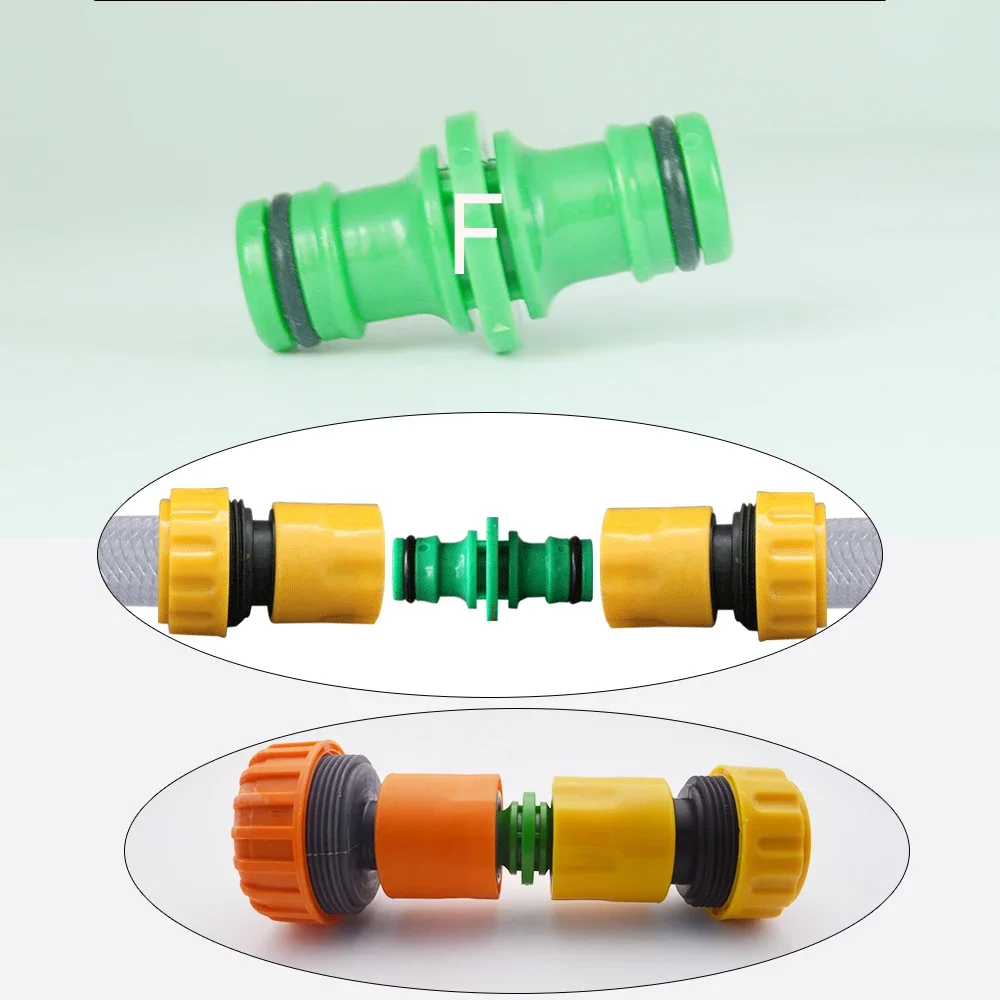 Szybkozłącze do węża ogrodowego z adapterem PVC 3/4'' Szary