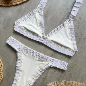 Szydełkowe bikini brazylijskie bandeau Gz004