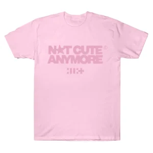 T-shirt damski w stylu koreańskim, Harajuku kawaii Różowy