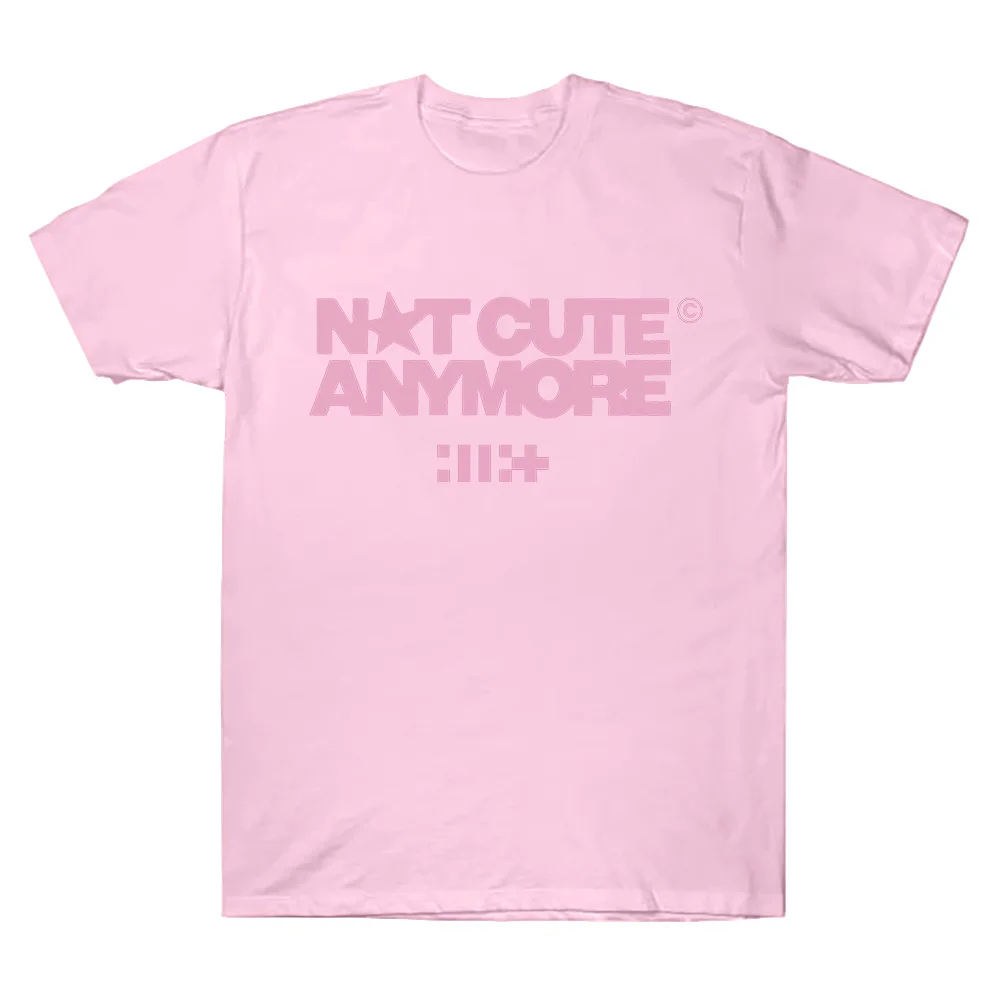 T-shirt damski w stylu koreańskim, Harajuku kawaii Różowy