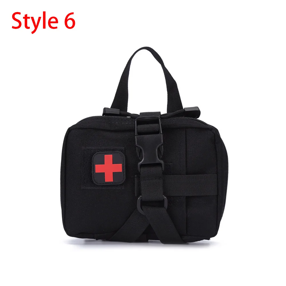 Taktyczna apteczka EDC IFAK – saszetka na pas survivalowa Style 6 bk