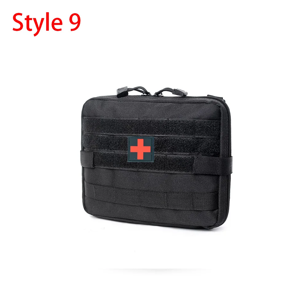 Taktyczna apteczka EDC IFAK - saszetka na pas survivalowa Style 9 bk