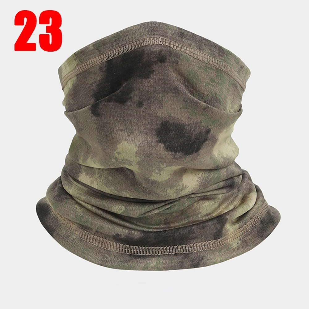 Taktyczna bandana komin na szyję — maska twarz do sportów outdoor i narciarstwa Bordowy