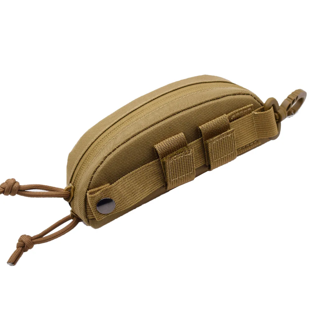 Taktyczna ładownica MOLLE na okulary – futerał outdoorowy Khaki