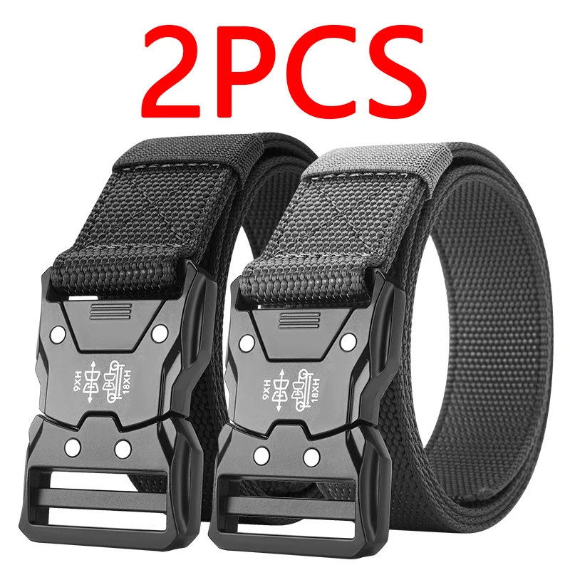 Taktyczny pas biodrowy z automatyczną klamrą – outdoor unisex Ciemnoszary