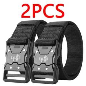 Taktyczny pas biodrowy z automatyczną klamrą – outdoor unisex Czerwony