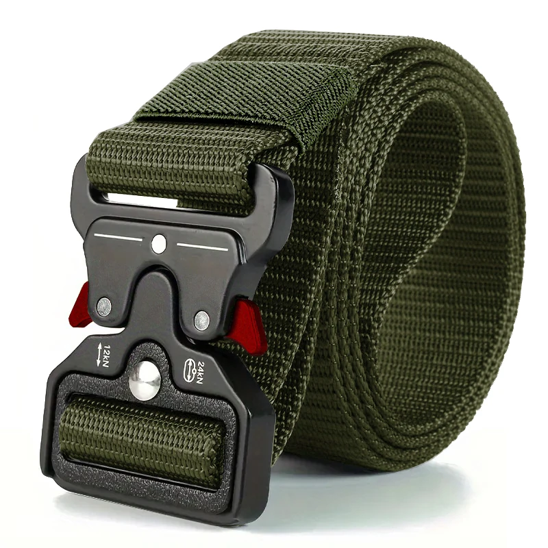 Taktyczny pas biodrowy z automatyczną klamrą – outdoor unisex Pomarańczowy