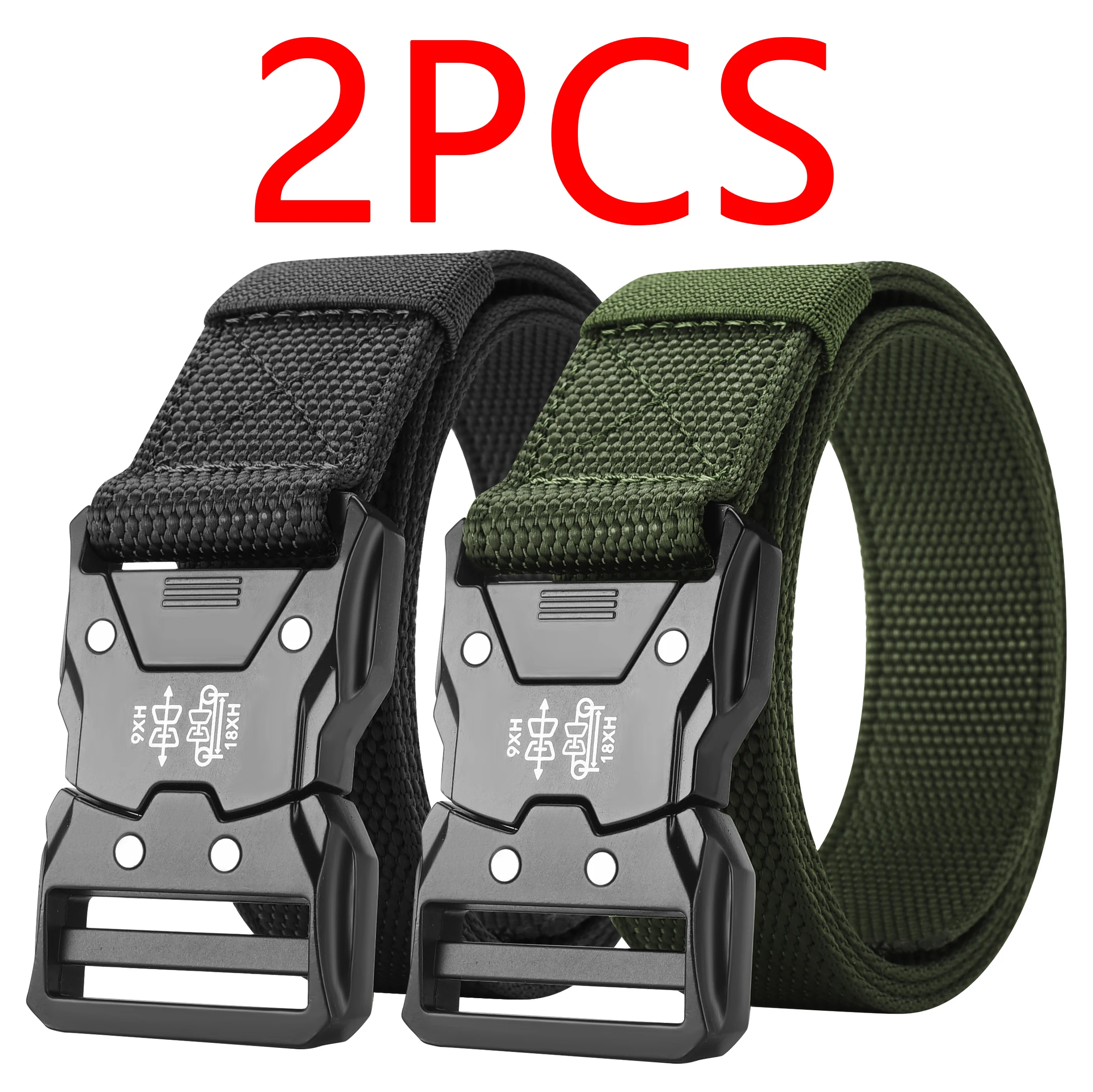 Taktyczny pas biodrowy z automatyczną klamrą – outdoor unisex Szary