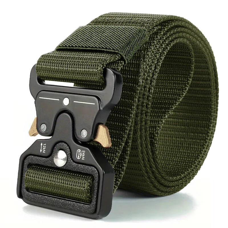 Taktyczny pas biodrowy z automatyczną klamrą – outdoor unisex żółty