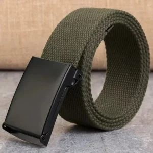 Taktyczny pasek nylonowy unisex oddychający regulowany Khaki