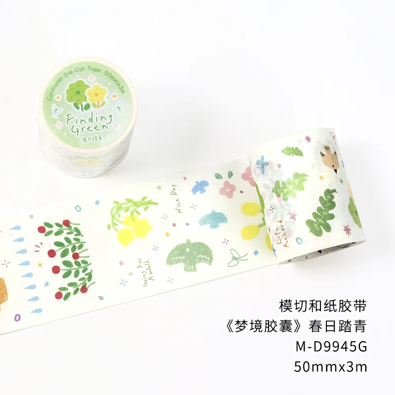 Taśmy Washi owocowy sen do scrapbookingu i bullet journal żółty