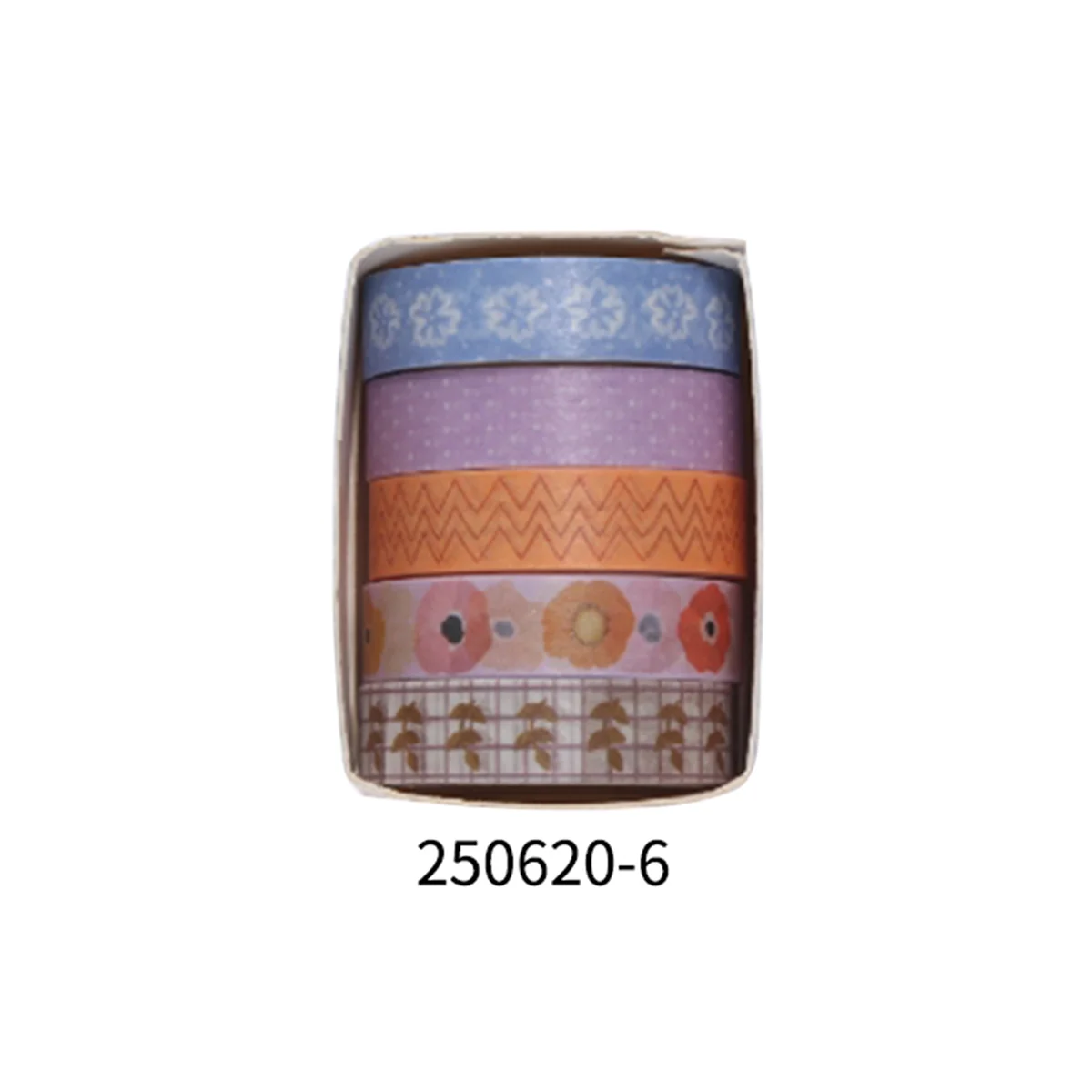 Taśmy Washi w stylu retro do scrapbookingu i dekoracji Czarny