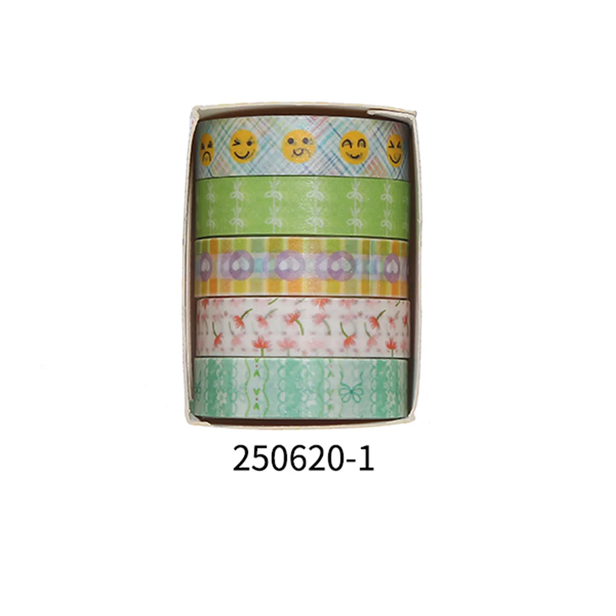 Taśmy Washi w stylu retro do scrapbookingu i dekoracji żółty