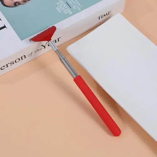 Teleskopowy drapak do pleców ze stali nierdzewnej Czerwony