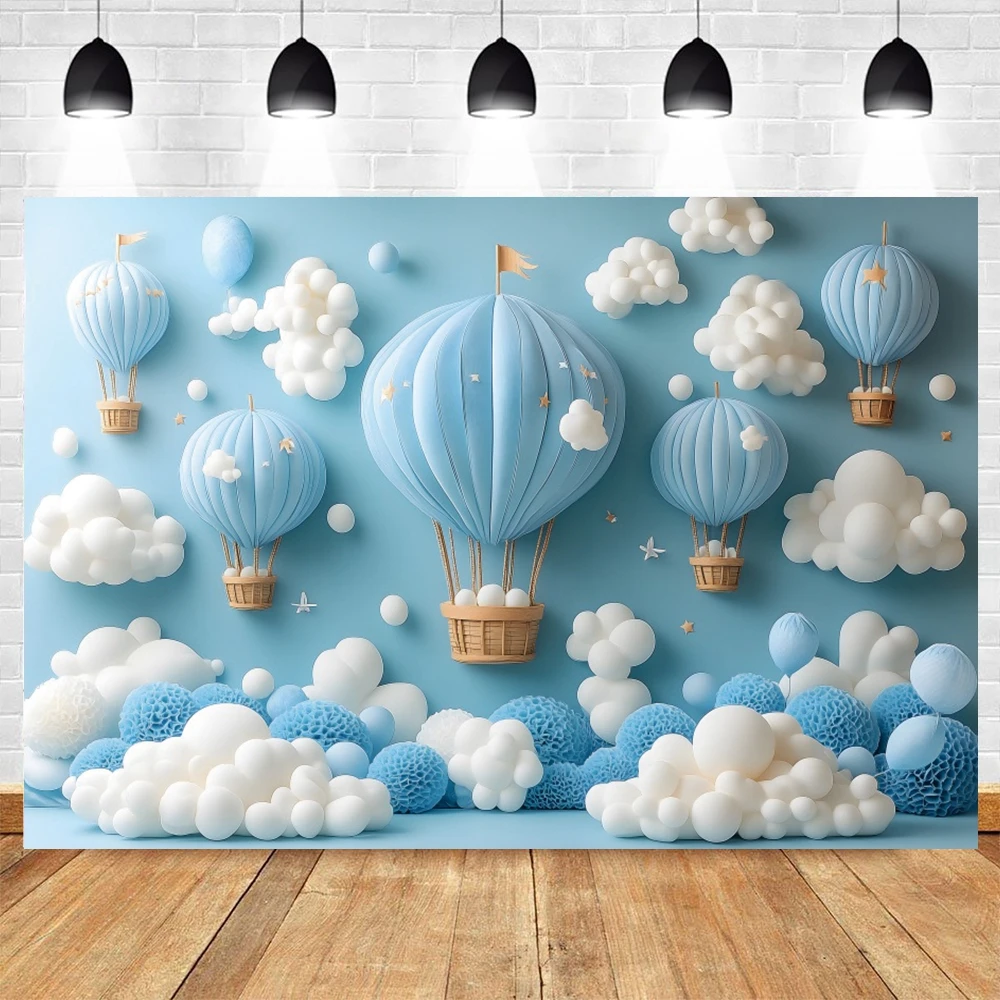 Fotograficzne tło na roczek i baby shower w zwierzęta safari Ngd01995
