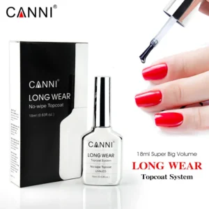 Top i baza Canni HEMA FREE do manicure hybrydowego Longwear top coat