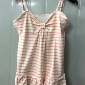Damski top na ramiączkach w paski w stylu vintage Striped