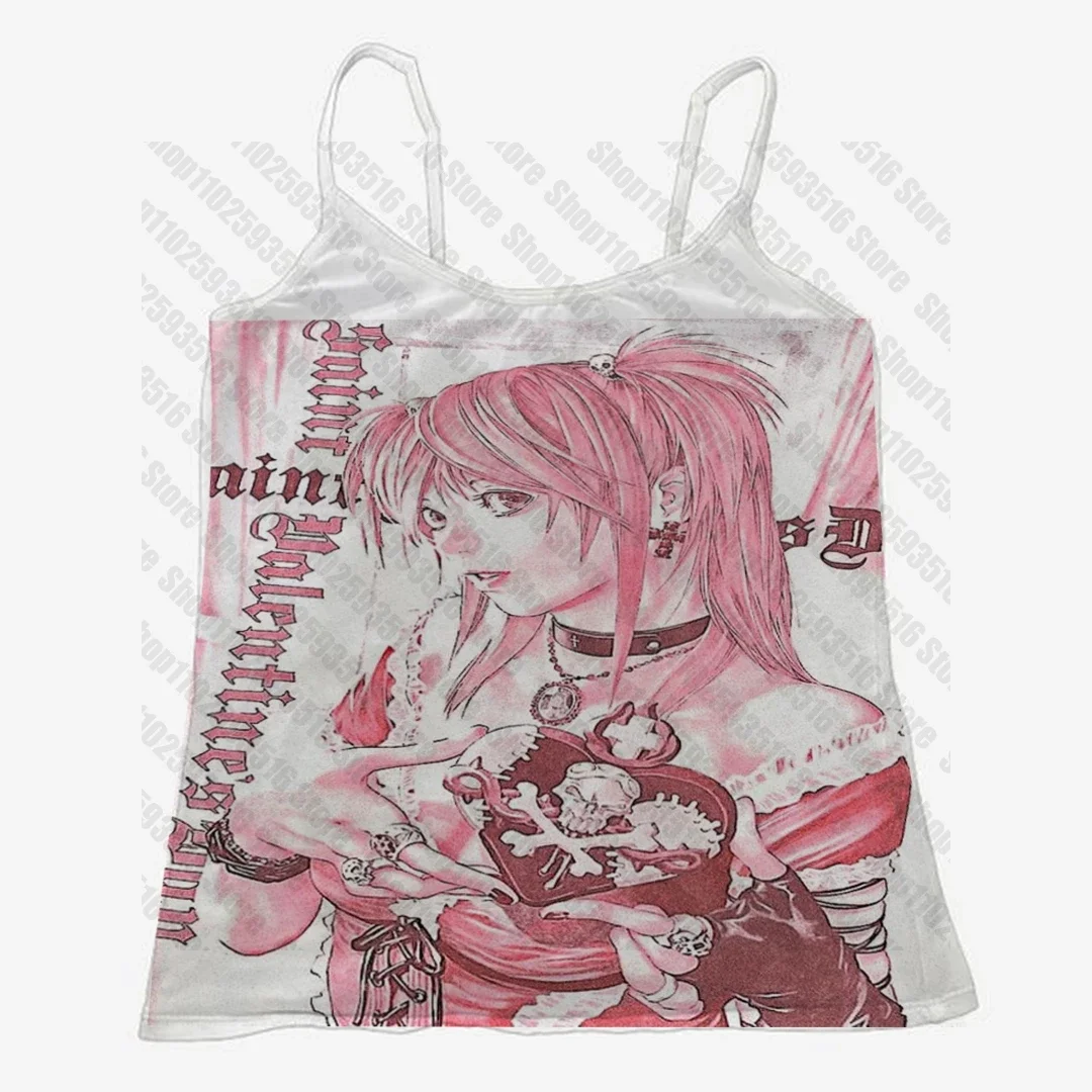 Top na ramiączkach Y2K gorsetowy crop top damski Zielony