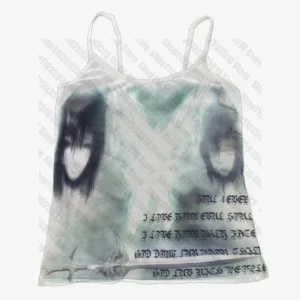 Top na ramiączkach Y2K gorsetowy crop top damski żółty