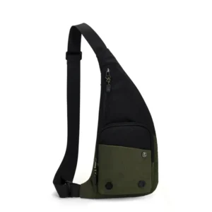 Torba na ramię crossbody męska sportowa na klatkę piersiową Zielony