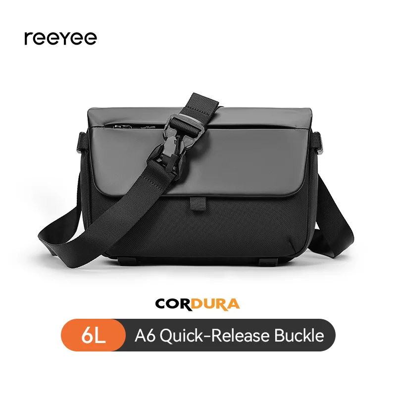 Torba na ramię ReeYee z Cordury – wodoodporna saszetka organizer Quick release 6l