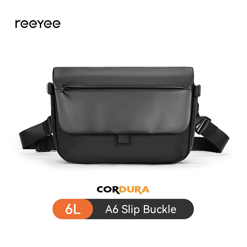 Torba na ramię ReeYee z Cordury – wodoodporna saszetka organizer Slide lock 6l