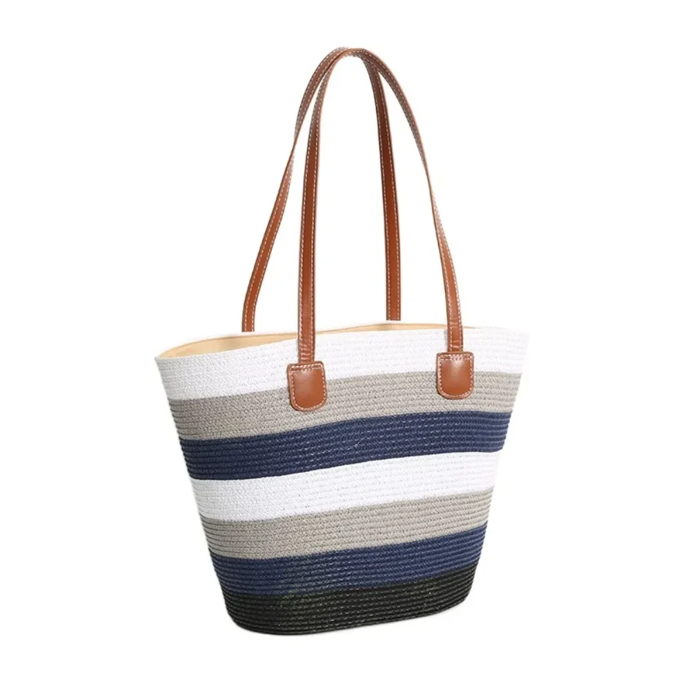 Letnia torba plażowa ze słomki – pleciona listonoszka boho Bag 3
