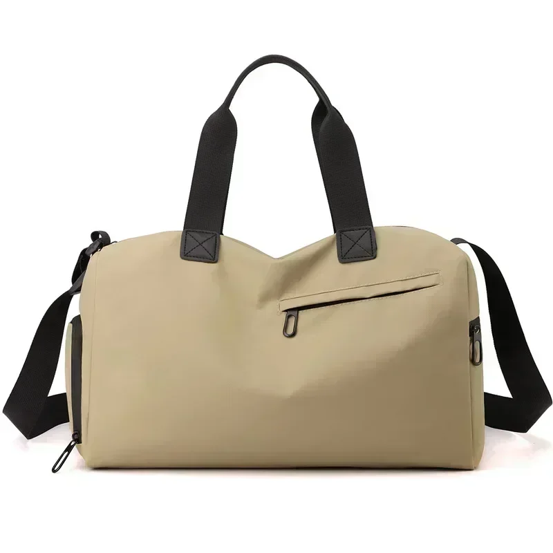 Pojemna torba sportowo-podróżna z przegrodą na buty Khaki