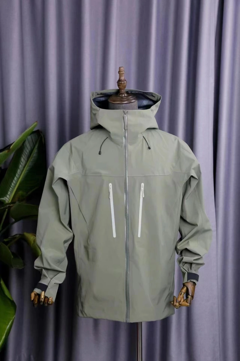 Trzywarstwowa kurtka outdoorowa unisex wodoodporna z kapturem Forage