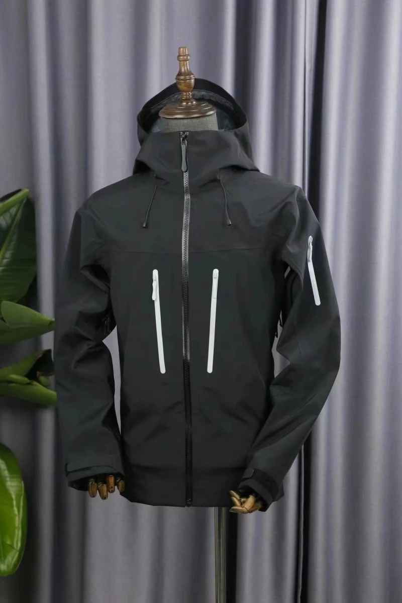 Trzywarstwowa kurtka outdoorowa unisex wodoodporna z kapturem Orca