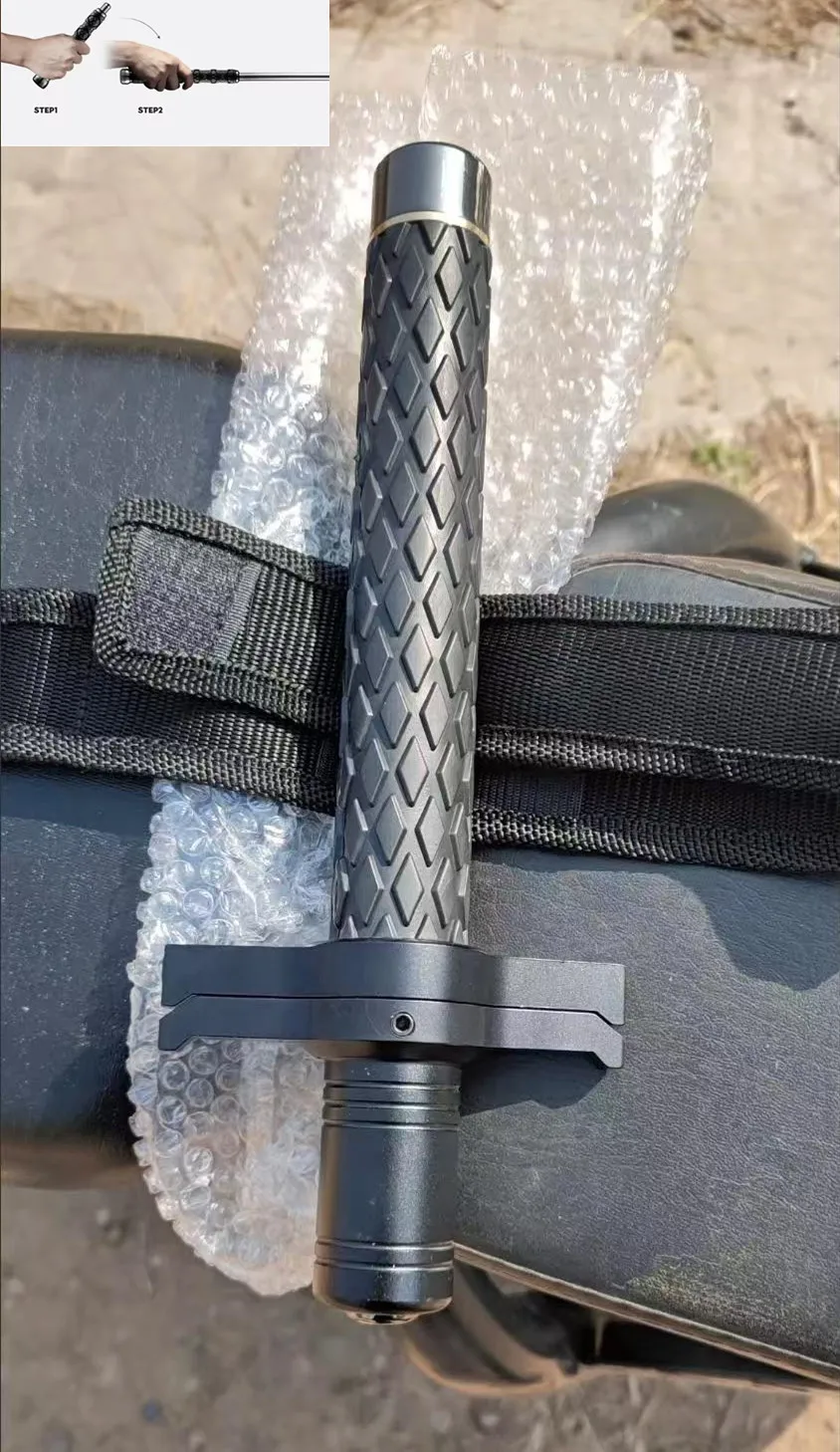 Twarde etui na pałkę teleskopową z obrotem 360 stopni Thickened by