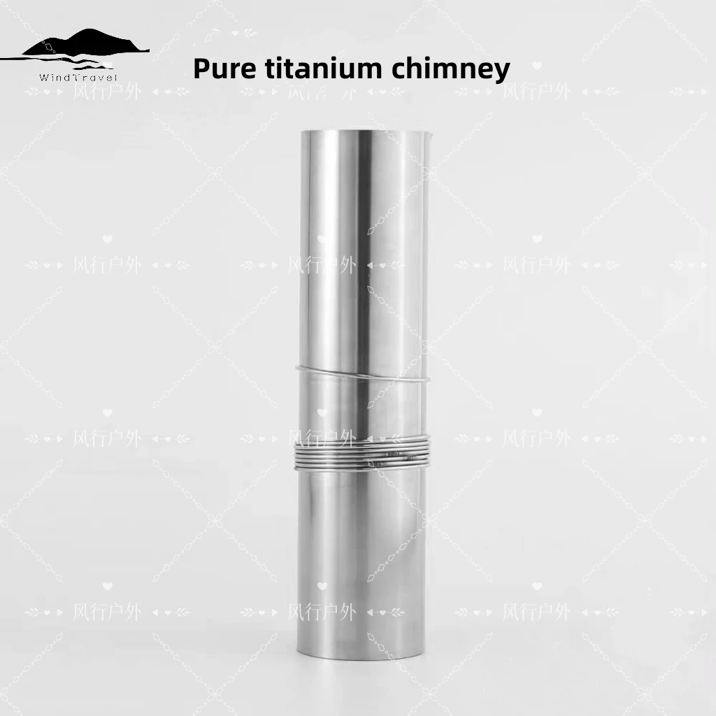 Tytanowy komin do turystycznego pieca na drewno 3m chimney