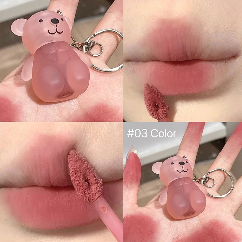 Velvet lip clay miś, matowa aksamitna pomadka do ust Róża czerwona