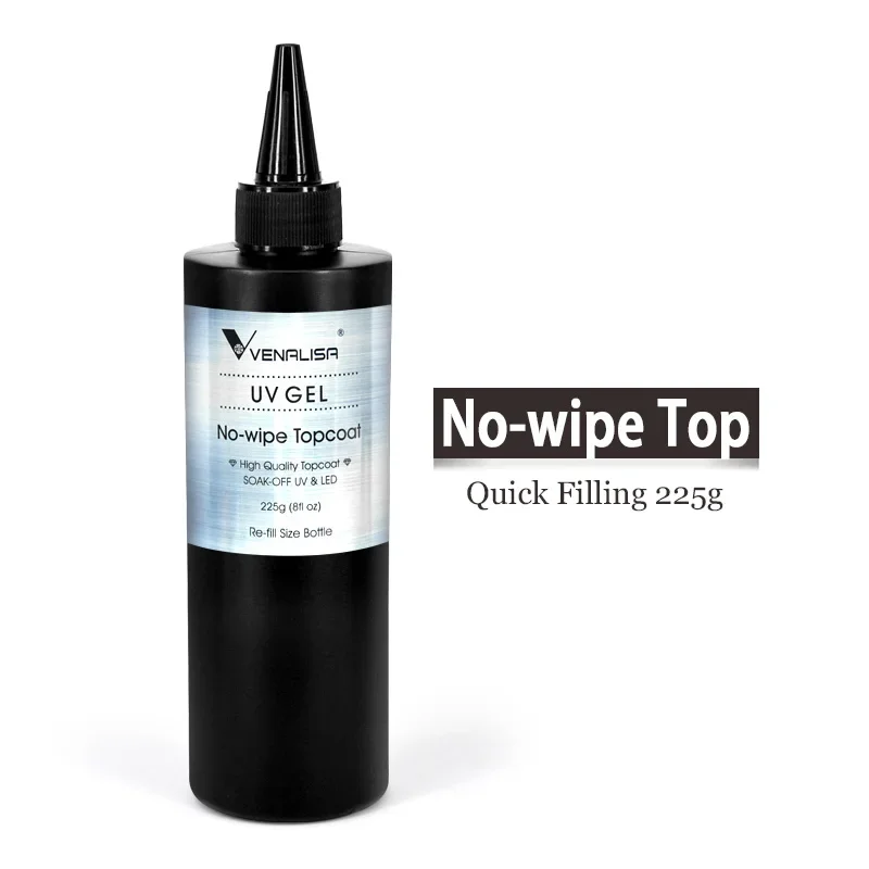 Venalisa baza i top coat hybrydowy w dużej pojemności Nowipe top coat225g