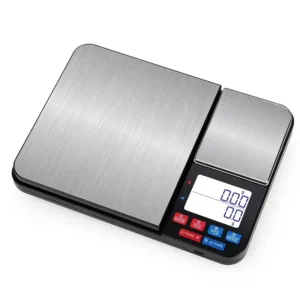 Waga kuchenna cyfrowa 5 kg do pieczenia i diety Srebrny