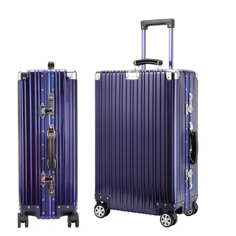 Walizka podróżna w stylu vintage ze stopu aluminium i magnezu No1