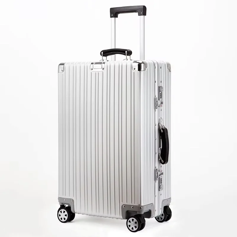 Walizka podróżna w stylu vintage ze stopu aluminium i magnezu No2