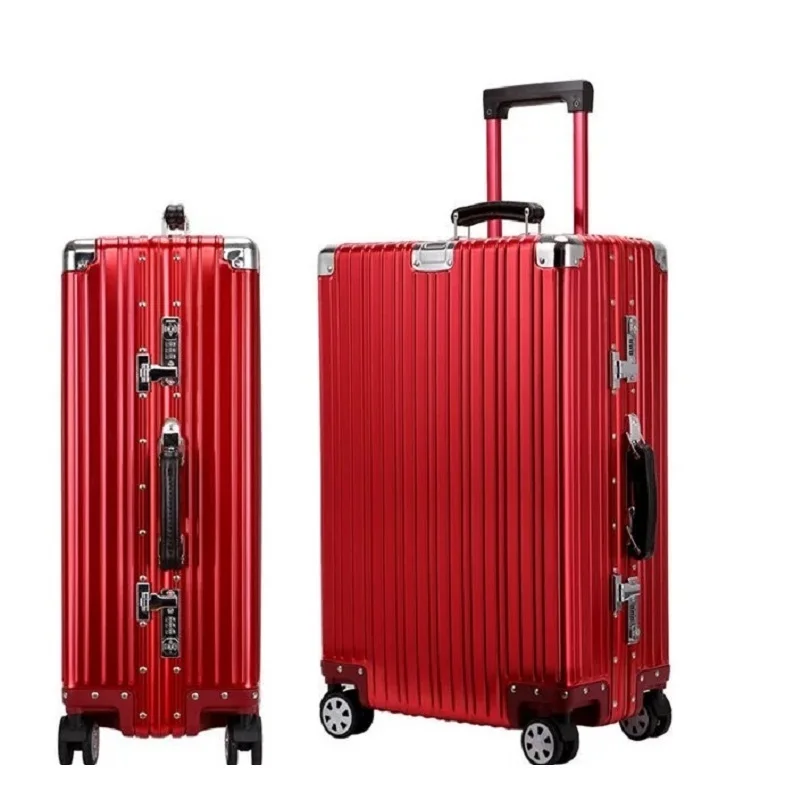 Walizka podróżna w stylu vintage ze stopu aluminium i magnezu No6