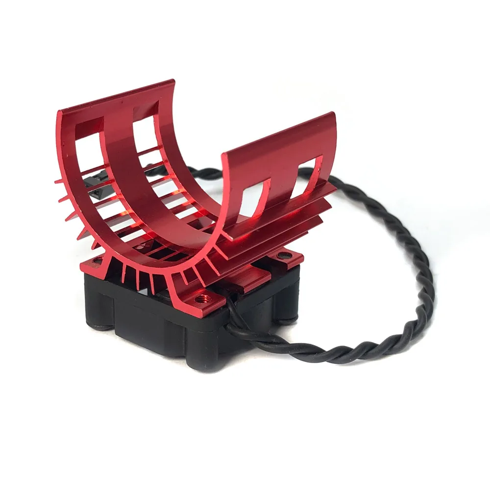Wentylator chłodzący silnika do modeli RC 1/10 1/12 Wltoys YSIDO Czerwony