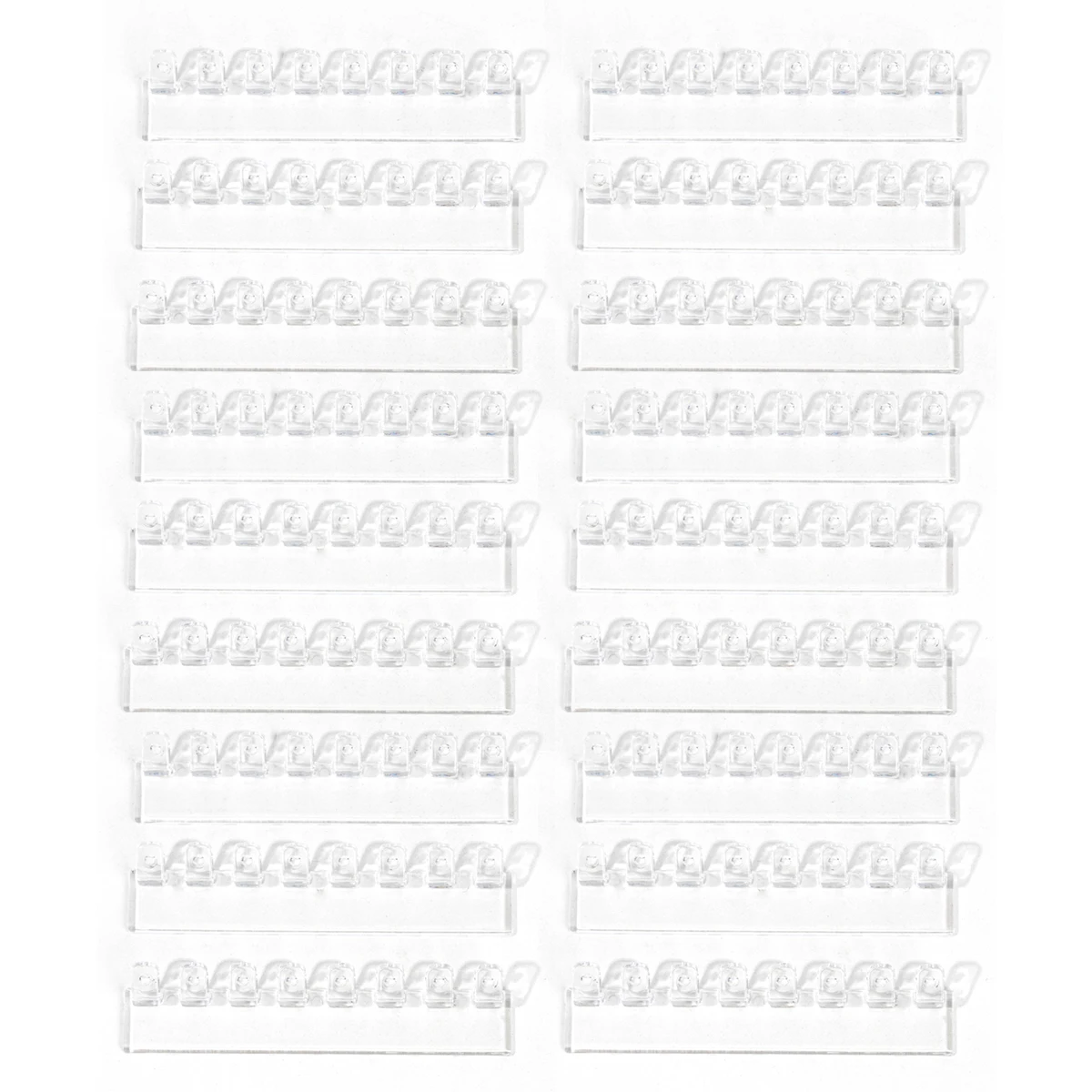 Wieszak na biżuterię montowany na ścianie – 8 haczyków 18pcs