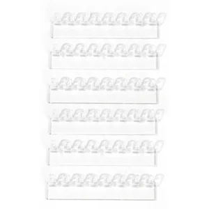 Wieszak na biżuterię montowany na ścianie – 8 haczyków 6pcs