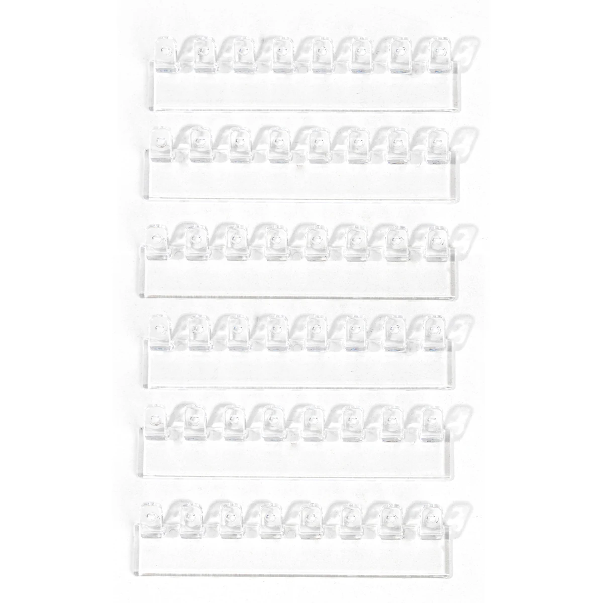 Wieszak na biżuterię montowany na ścianie – 8 haczyków 6pcs
