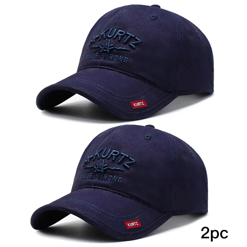 Wiosenna czapka z daszkiem z haftem Navy2pc