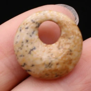 Wisiorki z kamieni naturalnych do biżuterii DIY – lapis lazuli, agat 18 mm Rodowany