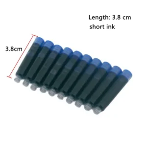 Krótkie wkłady atramentowe do piór wiecznych 2,6 mm, 10 sztuk Fioletowy