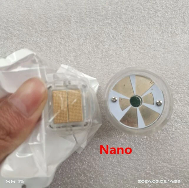 Wkłady do urządzenia RF nano piny frakcyjne 10/25/64 pin Błękitny