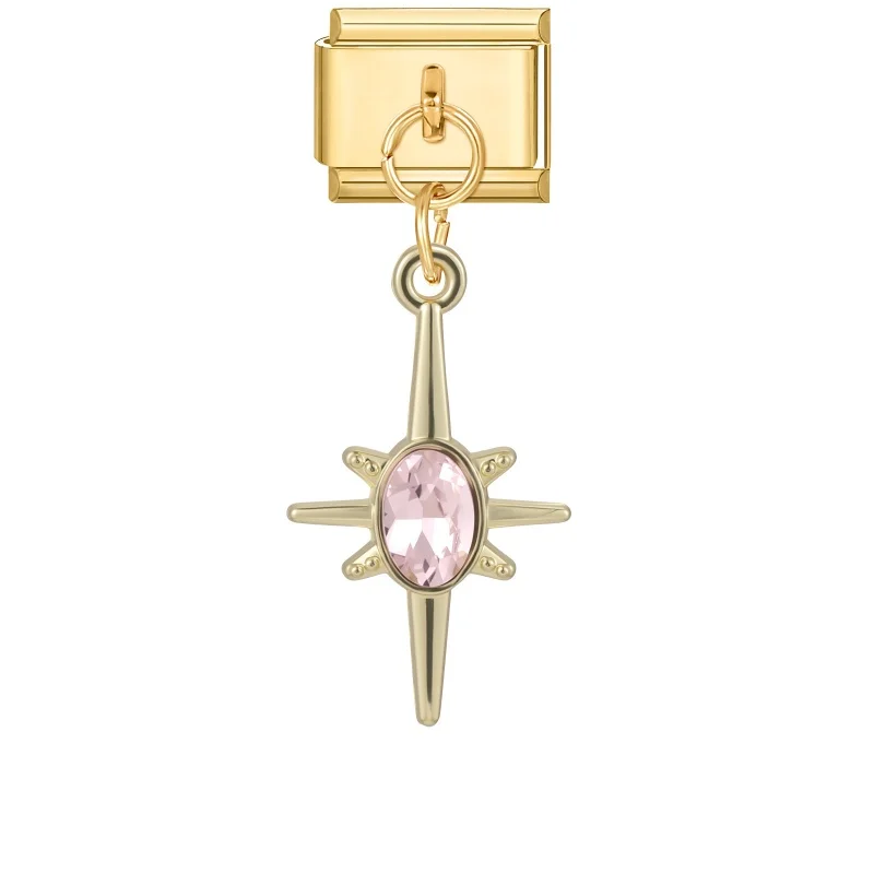 Włoskie zawieszki charm do bransoletek 9 mm - oczy, kot, serce Wielo